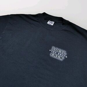 Toby Keith Big Throwdown Tour Mens XL Black T Shirt Local Crew Concert Music